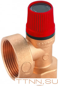 Предохранительный клапан Rommer 3 бар 1"x1 1/4" (RVS-0001-003025)