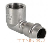 Угольник из нержавеющей стали Valtec 15х1/2 Угольник из нержавеющей стали Valtec 15х1/2