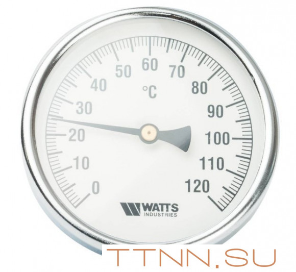 Термометр биметаллический с погружной гильзой Watts F+R801 (T) 100/100 Термометр биметаллический с погружной гильзой Watts F+R801 (T) 100/100