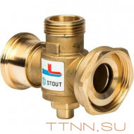 Смесительный клапан STOUT G 1 1/2M-G 1 1/2F-G 1 M 70°С Смесительный клапан STOUT G 1 1/2M-G 1 1/2F-G 1 M 70°С