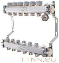 Для отопления Royal Thermo 1" ВР-3/4" НР, 11 выходов, нерж. (RTE 51.111)