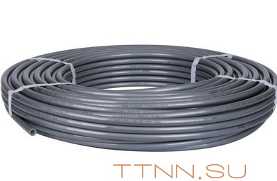 Труба сшитый полиэтилен 16 мм STOUT PEX-a 16х2,2 (бухта 100 метров) серая