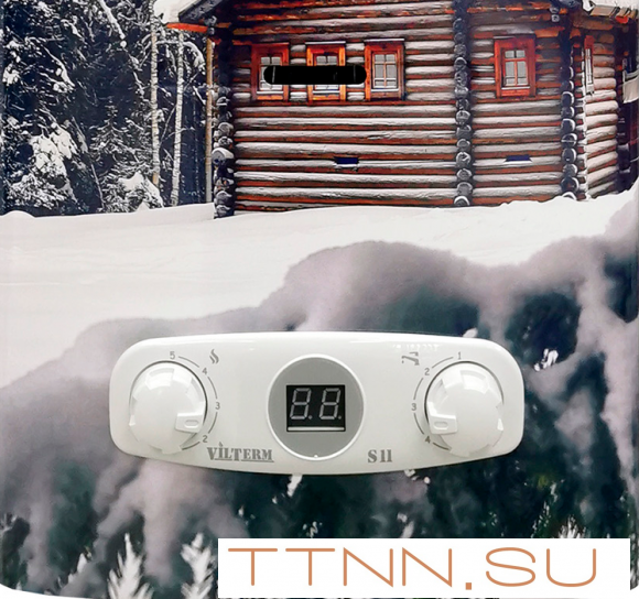 Газовый проточный водонагреватель VilTerm S13 Print (Зимний дом)