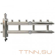 Совмещенные распределительные коллекторы с гидравлическими разделителями GSK 32-3.1