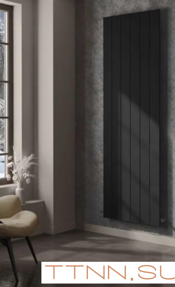 Алюминиевый радиатор STOUT Oscar 2000 4 секции (цвет 2748 cod.07 черный)