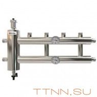 Совмещенные распределительные коллекторы с гидравлическими разделителями GSK 40-2.1