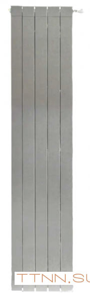 Алюминиевый радиатор STOUT Oscar 2000 5 секций (цвет 2676 cod.08 серый)