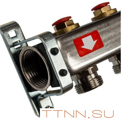 Коллектор с запорными клапанами STOUT SMS-0932-000012