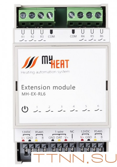 Релейный блок расширения MY HEAT RL6 (6291)
