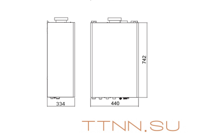 Настенный газовый котел Thermex EuroElite F32 Настенный газовый котел Thermex EuroElite F32