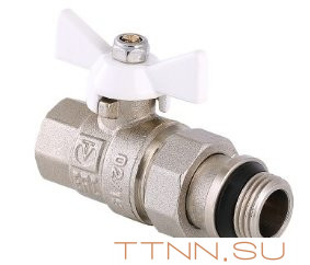 Кран шаровой Valtec 3/4 с накидной гайкой VT.227.NRW.05