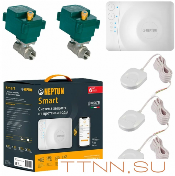 Комплект Neptun Bugatti Smart 1/2 Tuya