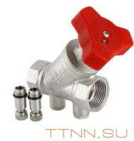 Клапан ручной балансировочный Valtec с пониженной пропускной способностью 1/2" VT.054.NLF.04 Клапан ручной балансировочный Valtec с пониженной пропускной способностью 1/2" VT.054.NLF.04