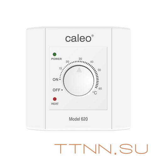 Терморегулятор CALEO 620 встраиваемый аналоговый, 3,5 кВт