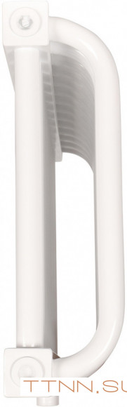 Стальной трубчатый радиатор 2-колончатый Rommer RST 2030/24 нижнее правое подключение RAL9016