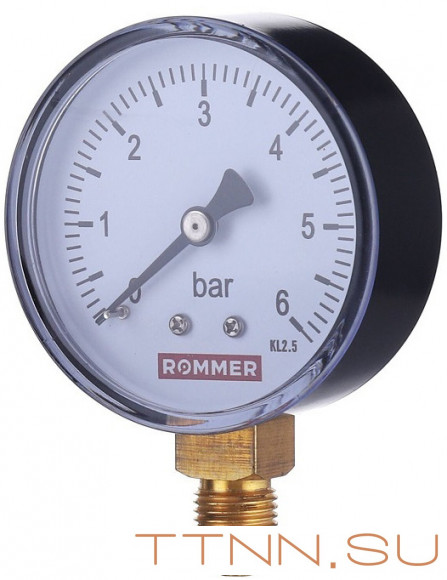 Манометр Rommer RIM-0010-800615