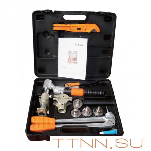 Аксиальный гидравлический пресс Tim FT-1240B-QC для сшитого полиэтилена PEX (16-32 мм)