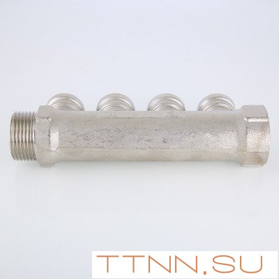 Коллектор Valtec 1"х 4 выхода х 1/2" VTc.550 N Коллектор Valtec 1"х 4 выхода х 1/2" VTc.550 N