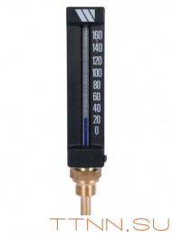 Термометр спиртовой прямой Watts Термометр спиртовой прямой (штуцер 63 мм)