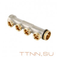 Коллектор Valtec 2 выхода х1" х евроконус 3/4 VTc.500 NE