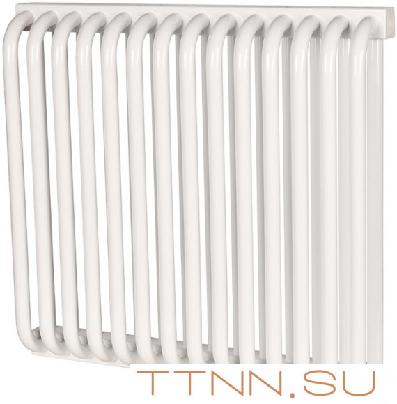 Стальной трубчатый радиатор 2-колончатый Rommer RST 2050/14 боковое подключение RAL9016