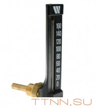 Термометр спиртовой угловой Watts Термометр спиртовой угловой формы (штуцер 50 мм)