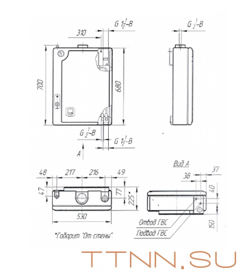 Настенный газовый котел Боринское ИШМА - 12,5 БС