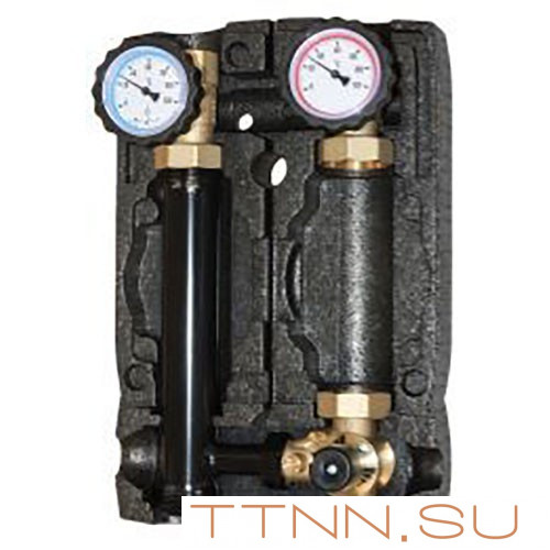 Насосная группа HOOBS DN25 (1"вр х 1 1/2"нр), с 3-х ход. клапаном, без насоса