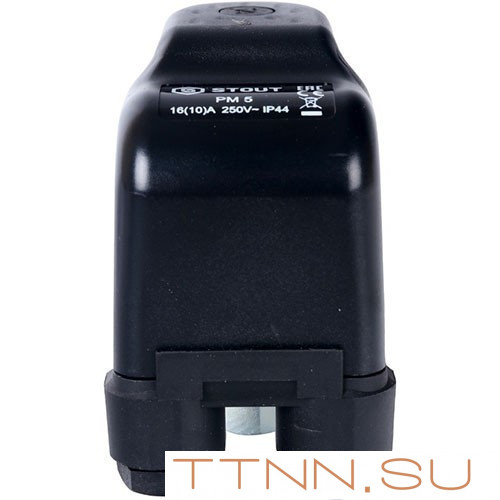 Реле давления для водоснабжения STOUT PM5G,  1-5 бар, 1/4", с накидной гайкой Реле давления для водоснабжения STOUT PM5G,  1-5 бар, 1/4", с накидной гайкой