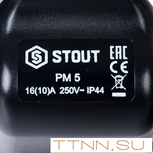 Реле давления для водоснабжения STOUT PM5G,  1-5 бар, 1/4", с накидной гайкой Реле давления для водоснабжения STOUT PM5G,  1-5 бар, 1/4", с накидной гайкой