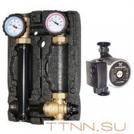 Насосная группа HOOBS DN25, с термосмесителем, с насосом UPSO25-65 (20°С…..45°С)