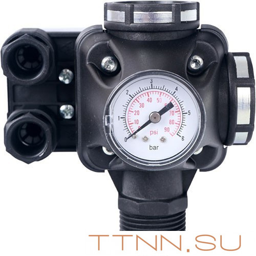 Реле давления для водоснабжения со встроенным манометром STOUT PM5-3W, 1-5 бар Реле давления для водоснабжения со встроенным манометром STOUT PM5-3W, 1-5 бар