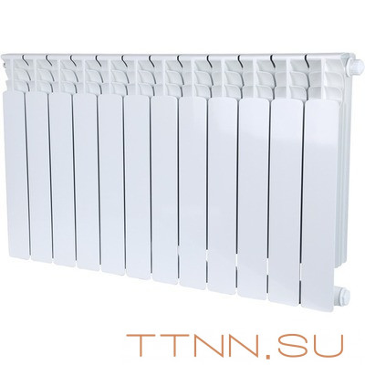 Биметаллический радиатор STOUT SPACE 500 нижнее 12 секций (SRB-0320-050012)