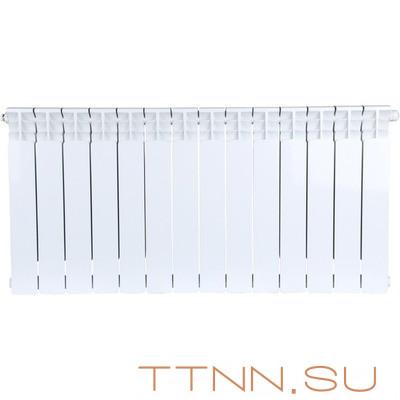 Биметаллический радиатор STOUT SPACE 500 нижнее 14 секций (SRB-0320-050014)