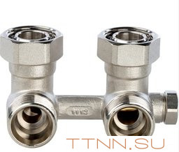 Узел нижнего подключения радиатора STOUT 3/4 для однотрубной системы SVH 0003 000020