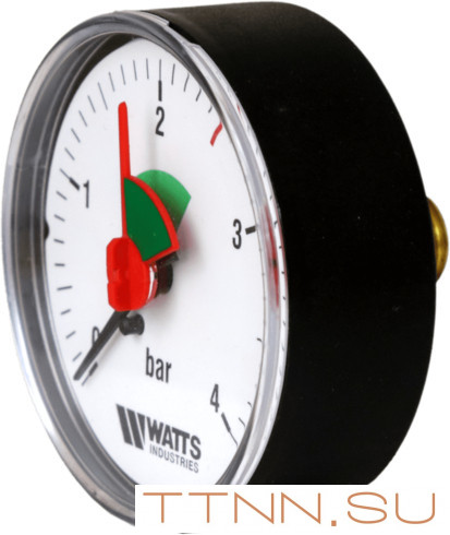 Манометр аксиальный Watts F+R101(MHA) 50/4x1/4" Манометр аксиальный Watts F+R101(MHA) 50/4x1/4"