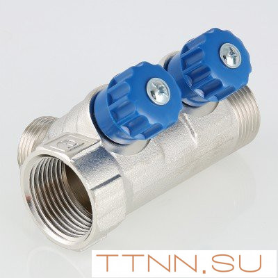 Коллектор с регулировочными вентилями  Valtec 1*3*3/4 VT.560.NE Коллектор с регулировочными вентилями  Valtec 1*3*3/4 VT.560.NE