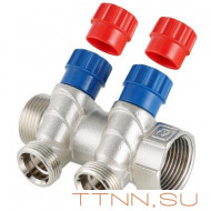 Коллектор с регулировочными вентилями Valtec 1*4*3/4 VT.560.NE