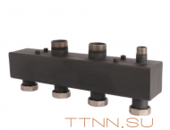 Стальной распределительный коллектор Rommer 2 контура 11/2х11/2