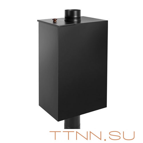 Бак BLACK на трубе 80л д.115 (Прямоугольный) (AISI 439)