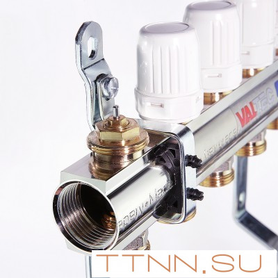 Для отопления VALTEC 1"х3 вых. Евроконус 3/4" Для отопления VALTEC 1"х3 вых. Евроконус 3/4"