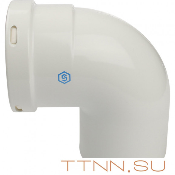 Отвод STOUT 90° DN 80 для раздельного дымохода