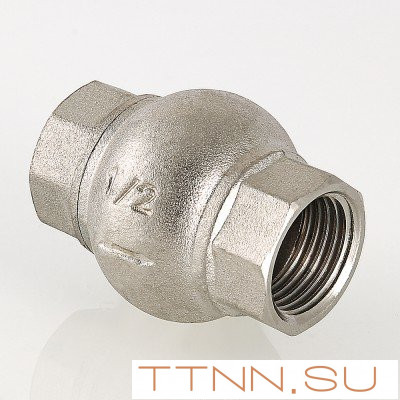 Клапан обратного хода с латунным золотником Valtec 1/2" VT151