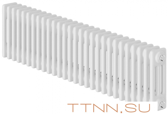 Стальной трубчатый радиатор 3-колончатый Royal Thermo Insignia C3030 - 28 секц. RAL9016, боковое 1/2