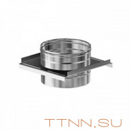 Шибер выдвижной Нерж.(1мм) диаметр 120