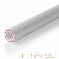 Труба полипропиленовая армированная стекловолокном Акватек 63x8.6 PN20 PP-FIBER Труба полипропиленовая армированная стекловолокном Акватек 63x8.6 PN20 PP-FIBER