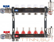 Для отопления Rommer 1"/3/4"x5 с расходомерами (RMS-1210-000005)