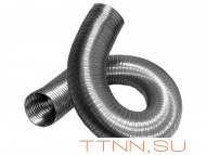 Газоход гофрированный d 90 мм (3м) из нержавеющей стали