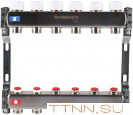 Для отопления Rommer 1"/3/4"x6 с запорными клапанами (RMS-3200-000006)