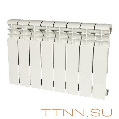 Алюминиевый радиатор Rommer Profi 350 8 секций Алюминиевый радиатор Rommer Profi 350 8 секций